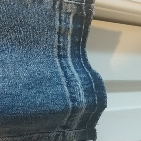 Forever 21 Celebrity Pink Skinny Distressed Raw Hem Ankle Jeans sz plus 22 - Picture 5 of 15